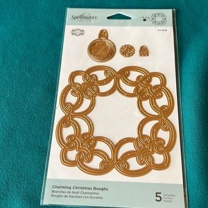 NWT Spellbinders Charming Christmas Boughs S4-948